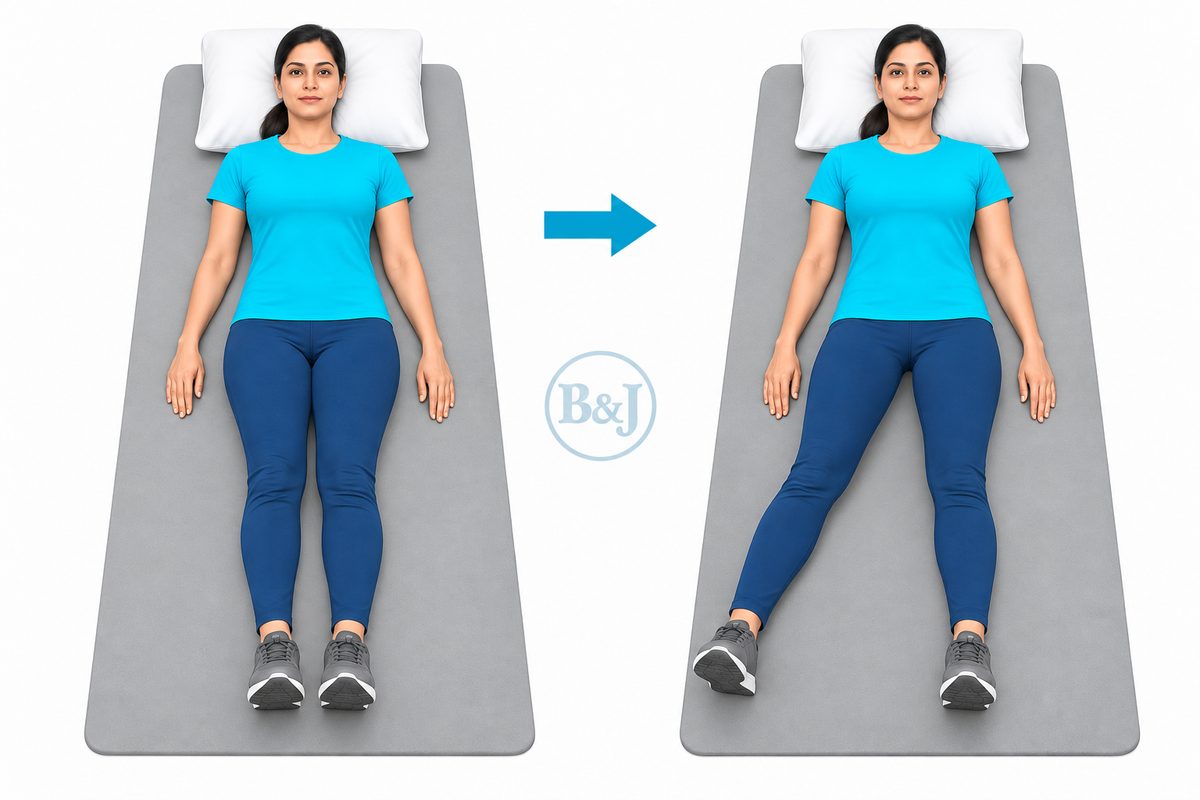 Lying hip slide out
